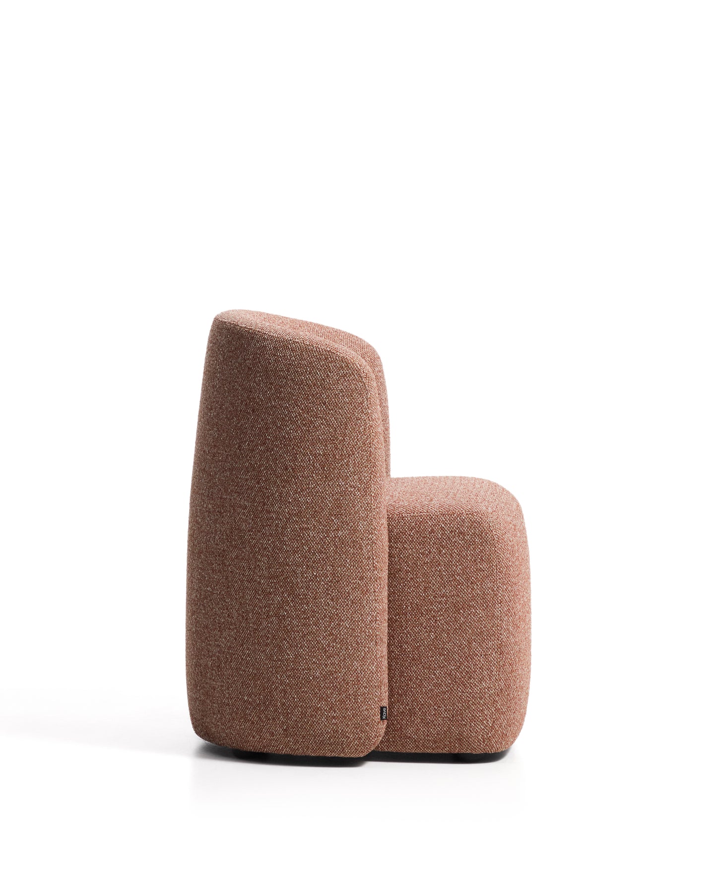 Kave Home Corvena eetkamerstoel chenille Terracotta