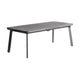 Kave Home Izola tuintafel uitschuifbaar rechthoek 220x100 cm Grafiet