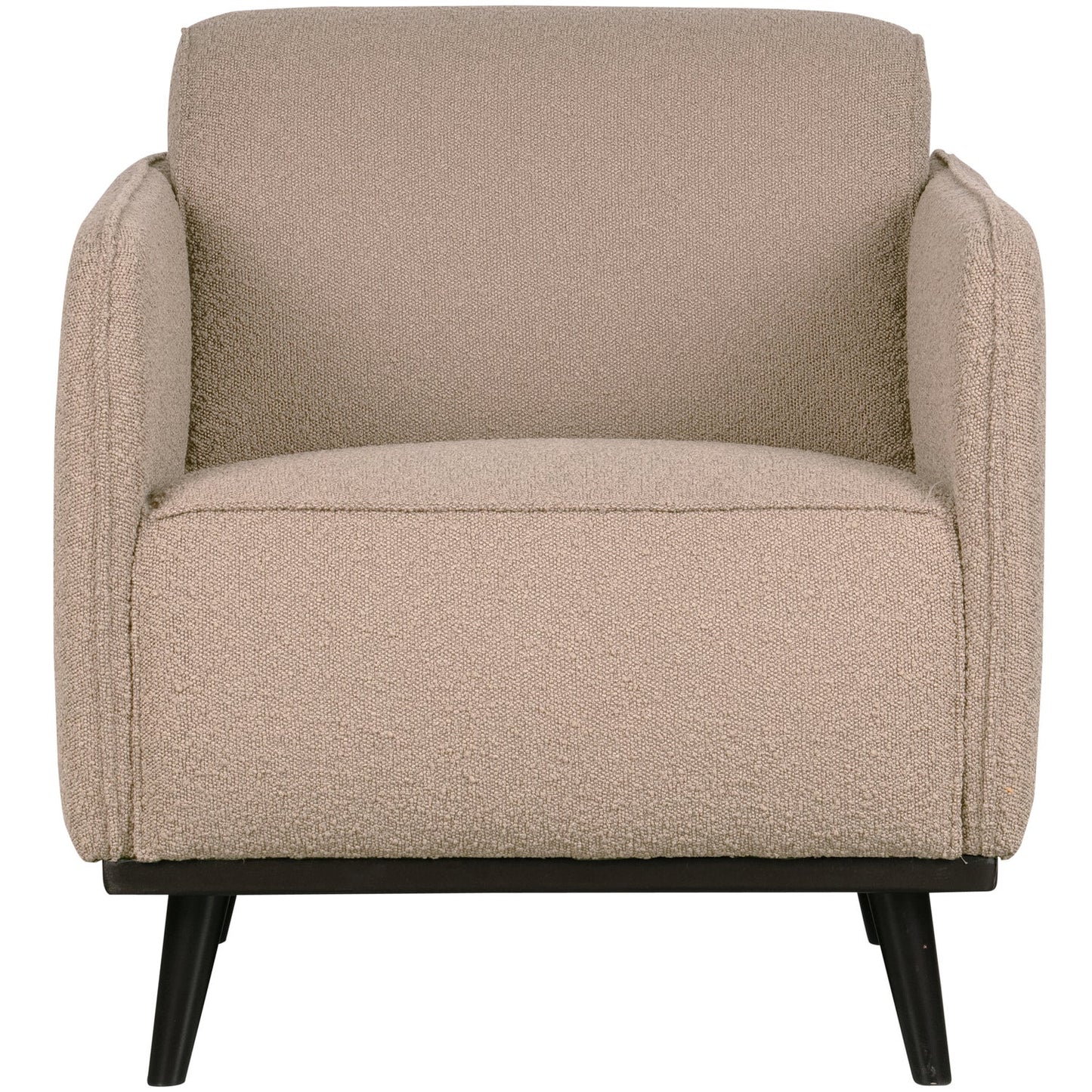 WOOOD Statement fauteuil met arm Bouclé Beige