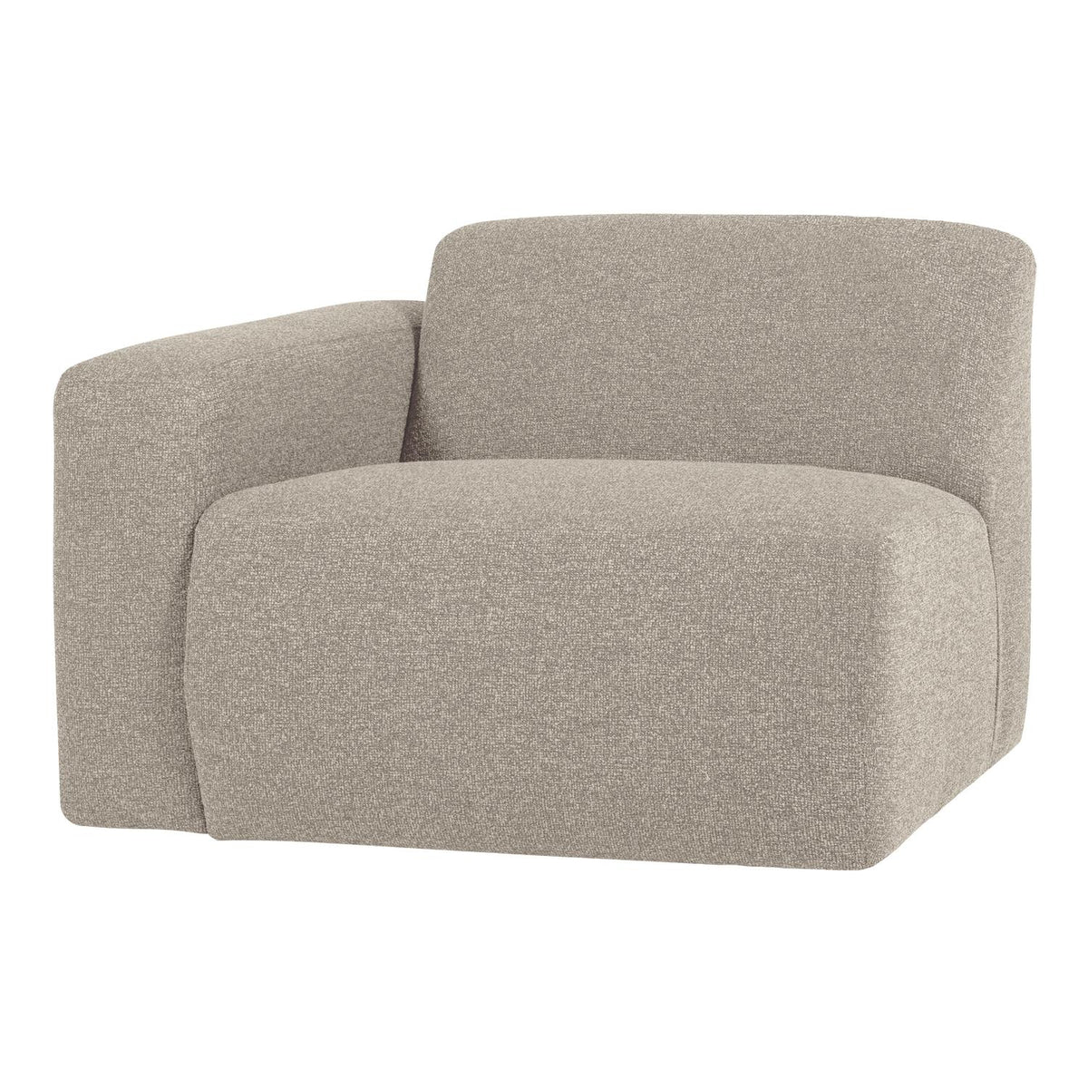 WOOOD Mojo Base 1-zits bank arm links bouclé Beige