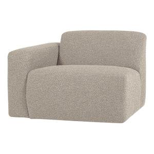 WOOOD Mojo Base 1-zits bank arm links bouclé Beige