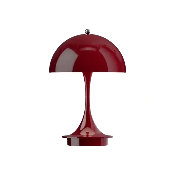 Louis Poulsen Panthella 160 Portable tafellamp Burgundy