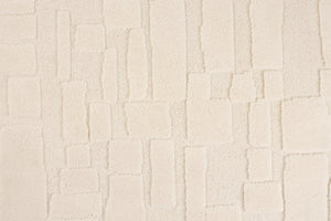 Zuiver Bricks vloerkleed ovaal 200x290 cm Grey/Beige