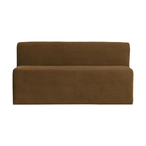 WOOOD Mojo Base eetkamerbank 164 cm velvet Honinggeel