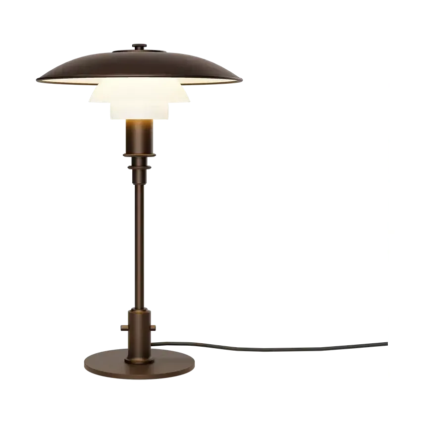 Louis Poulsen PH 3/2 tafellamp Aged Brass Opal