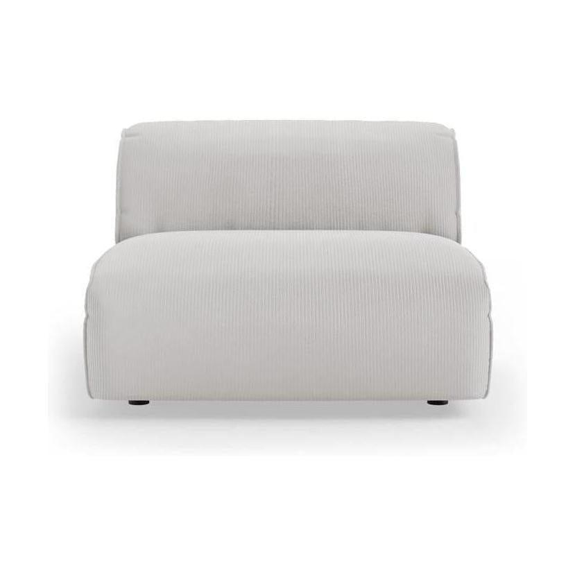HKliving Flake bank middle 1,5-seat Corduroy Rib Cream