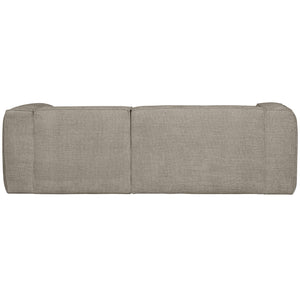 WOOOD Bean chaise longue bank rechts Grove Melange Travertin