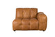 Dutchbone Hackman modulaire bank element rechts Cognac