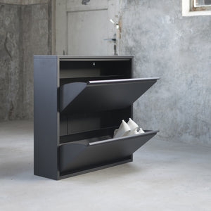 Spinder Design Billy 2 schoenenkast Zwart