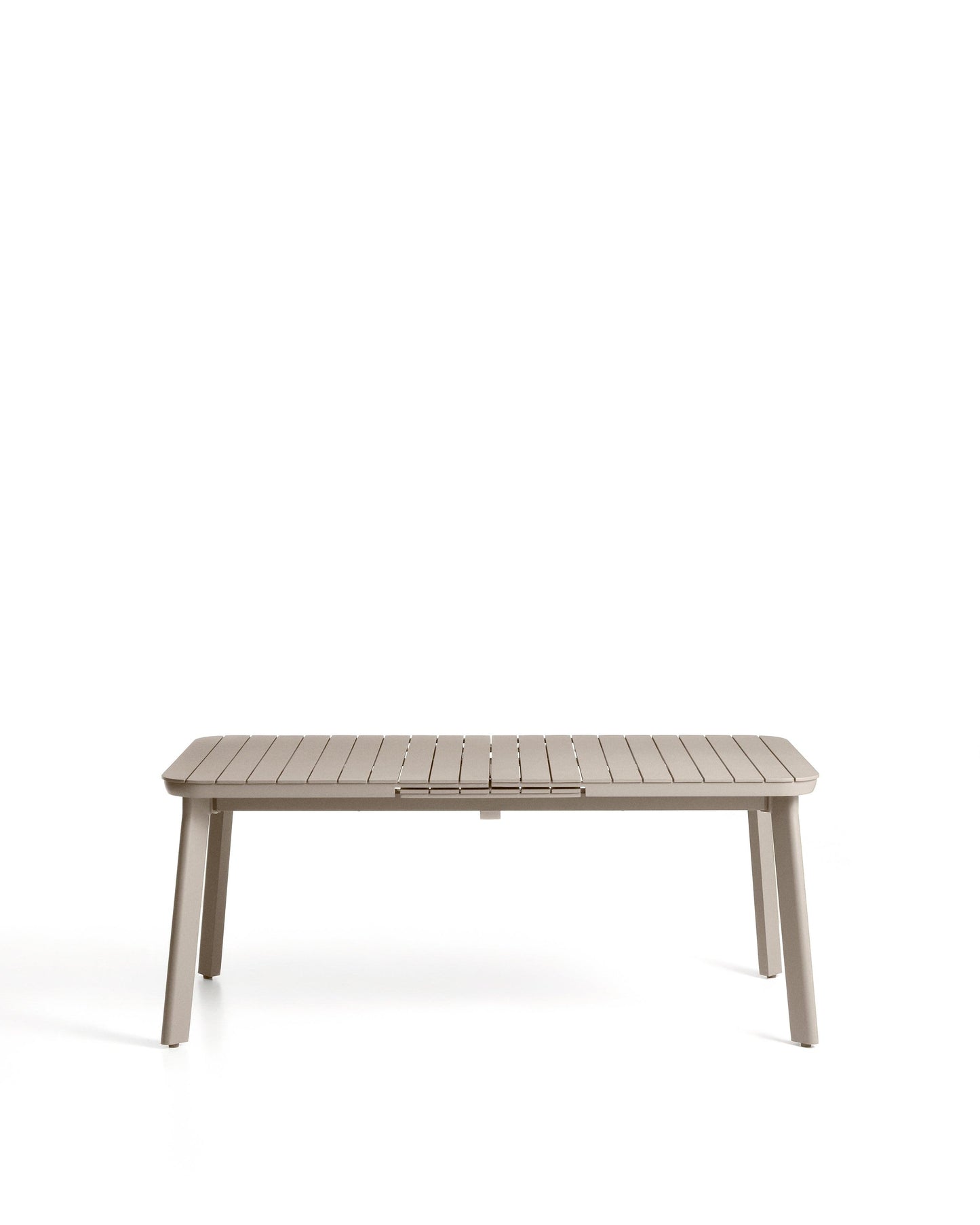 Kave Home Izola tuintafel uitschuifbaar rechthoek 185x100 cm Taupe