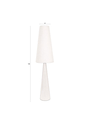 Dutchbone Miki vloerlamp Wit en Zwart
