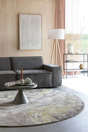 Zuiver Solar vloerkleed Ø200 cm Grey/Terra