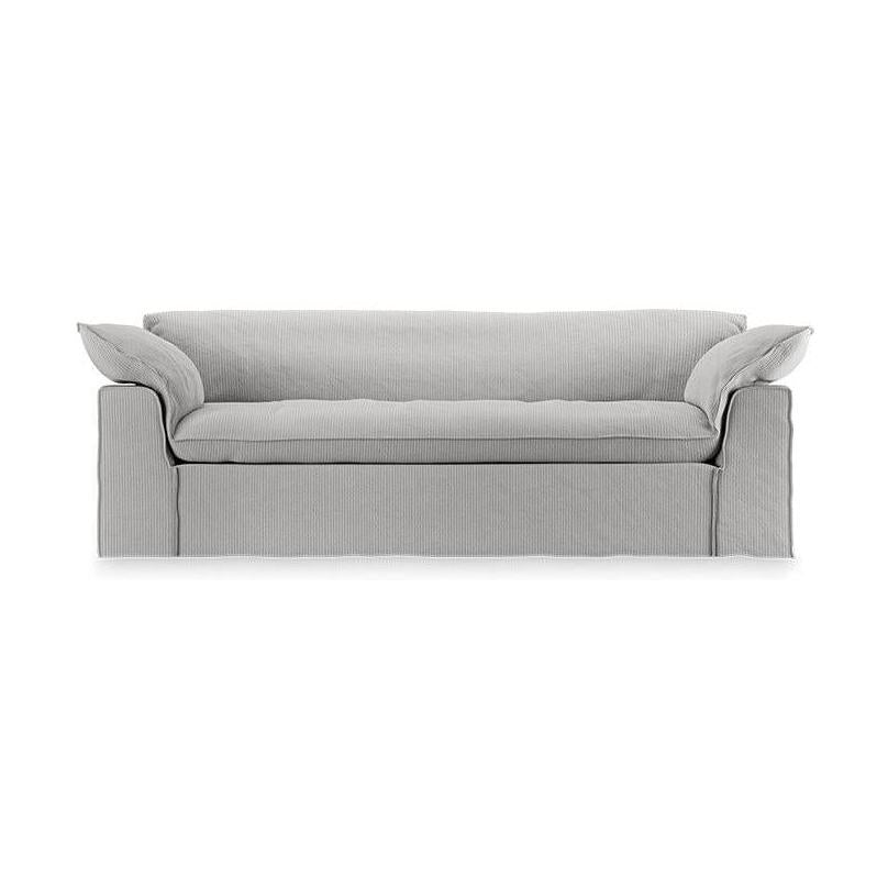 HKliving Nomad bank 244 cm Corduroy Rib Cream