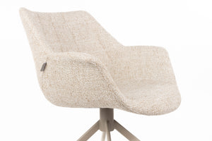 Zuiver Doulton eetkamerstoel Beige