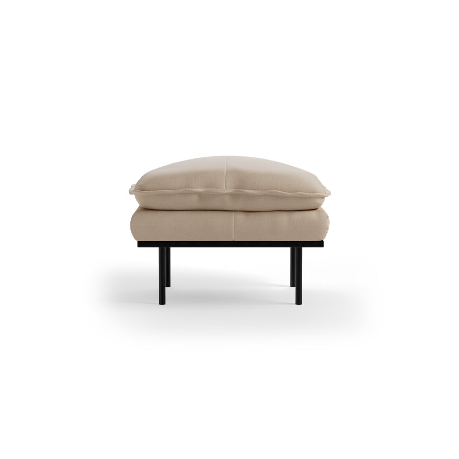 HKliving Retro hocker Knotted Beige