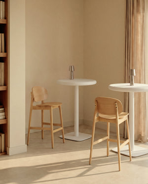 Kave Home Ludara barkruk H66 Beige