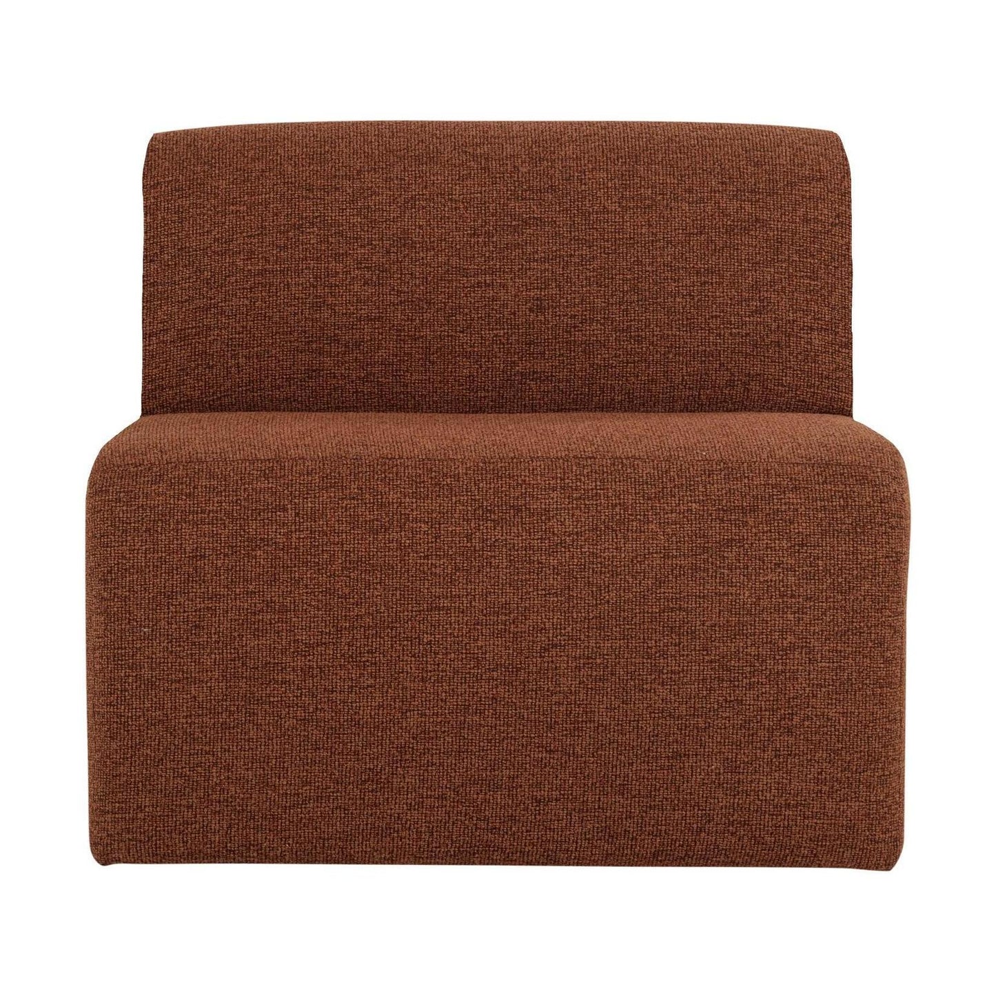 WOOOD Mojo Base 1-zits bank bouclé Roestbruin Melange