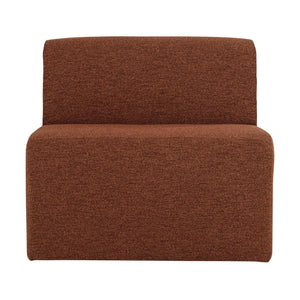 WOOOD Mojo Base 1-zits bank bouclé Roestbruin Melange
