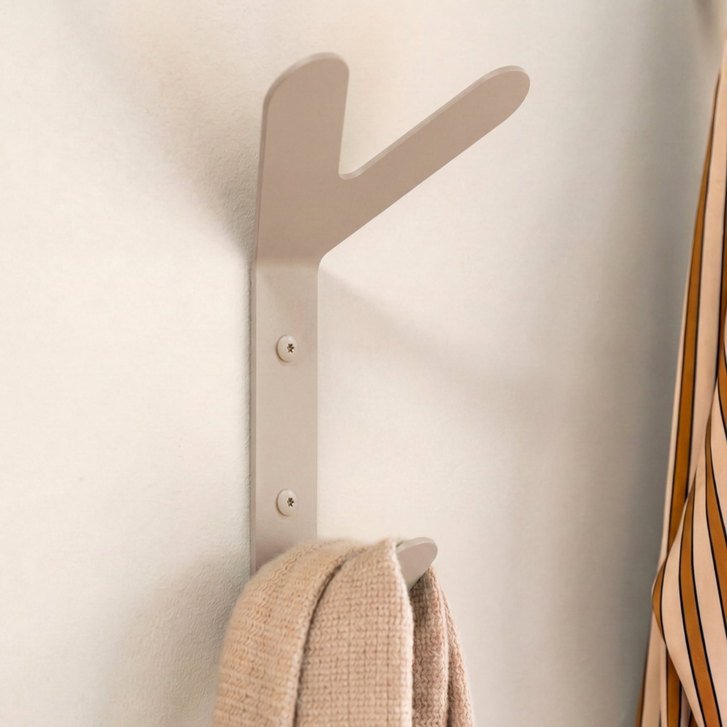 Spinder Design Frondo Hook wandhaak Silky Taupe