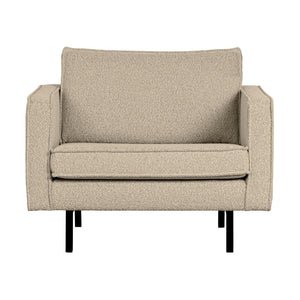 WOOOD Rodeo fauteuil bouclé Beige