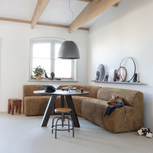 WOOOD Mojo Base eetkamerbank 164 cm wollig Honinggeel