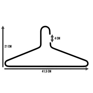 Spinder Design Senza 6 kledinghanger Wit