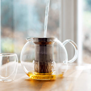 Bodum Assam Theepers met RVS Filter 1 liter Zuiver Wit