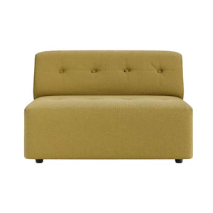 HKliving Vint bank middle 1,5-seat Linen Burnt Ochre