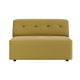 HKliving Vint bank middle 1,5-seat Linen Burnt Ochre