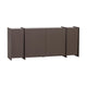 WOOOD Brock dressoir Middenbruin