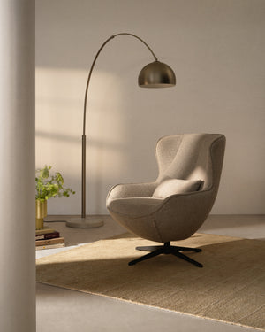 Kave Home Sorile fauteuil chenille Beige