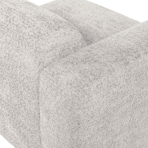WOOOD Mojo Base 1-zits bank arm links wollig Ecru