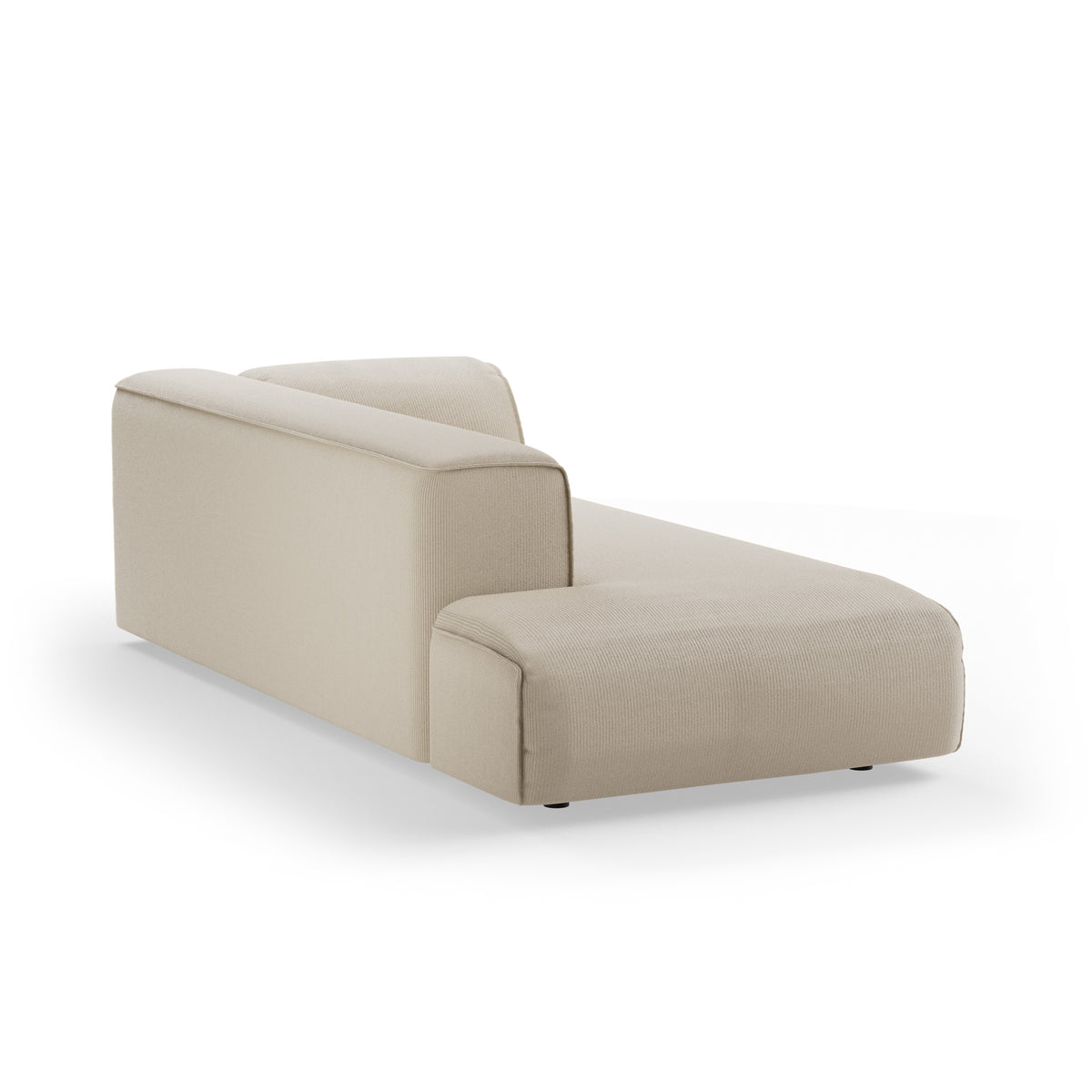 HKliving Flake bank left longchair Corduroy Rib Hay