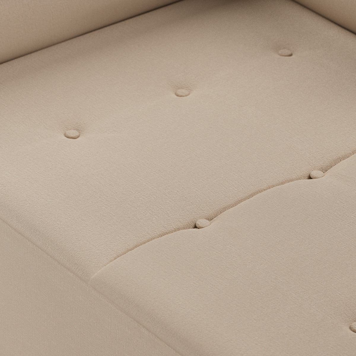 HKliving Vint bank right divan Knotted Beige