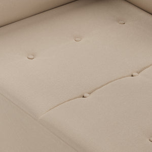 HKliving Vint bank right divan Knotted Beige