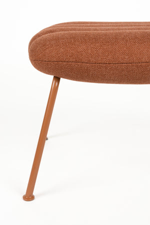 Zuiver Verte hocker Terracotta