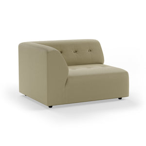 HKliving Vint bank left 1,5-seat Knotted Sage