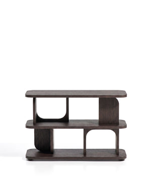 Kave Home Aduma stellingkast 65,5x100 cm Donkerbruin
