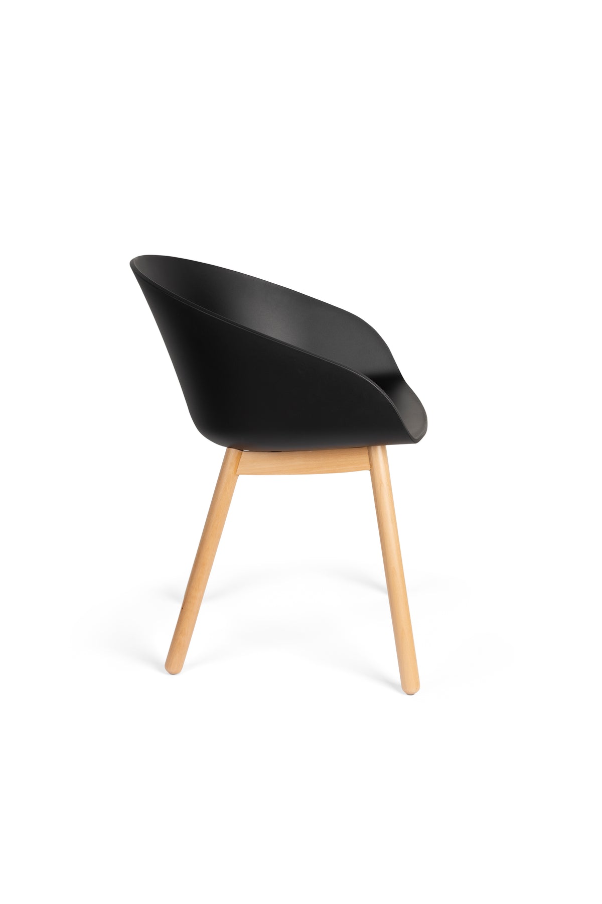 Zuiver Void eetkamerstoel Oak Black