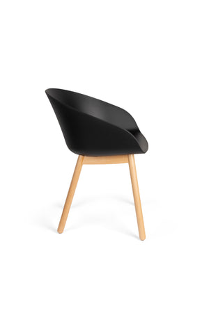 Zuiver Void eetkamerstoel Oak Black