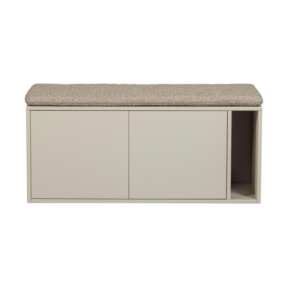 vtwonen Settle Down tv-meubel en bankje 108 cm Dust