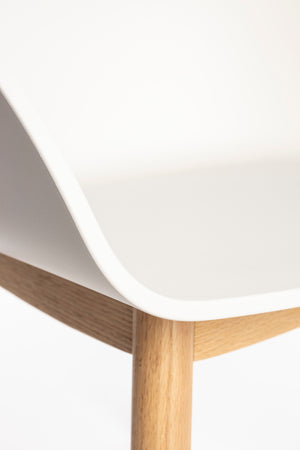 Zuiver Void eetkamerstoel Oak White