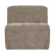 WOOOD Mojo Base 1-zits bank rib Donkerzand
