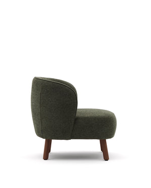 Kave Home Ulit fauteuil Green walnoot