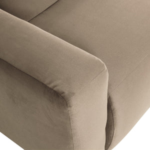 WOOOD Mojo Base 1-zits bank arm links velvet Khaki