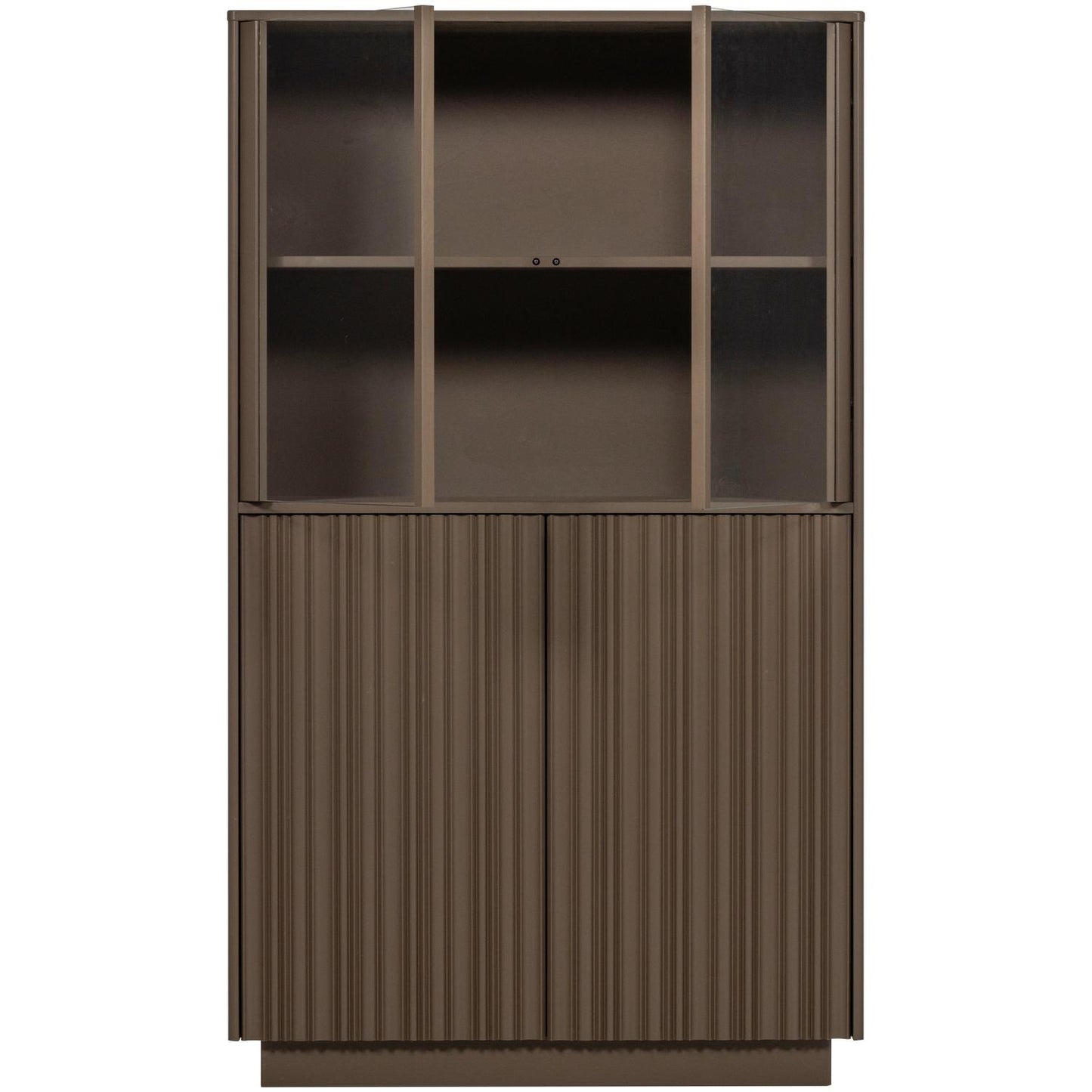 WOOOD Nova vitrinekast Truffel Bruin