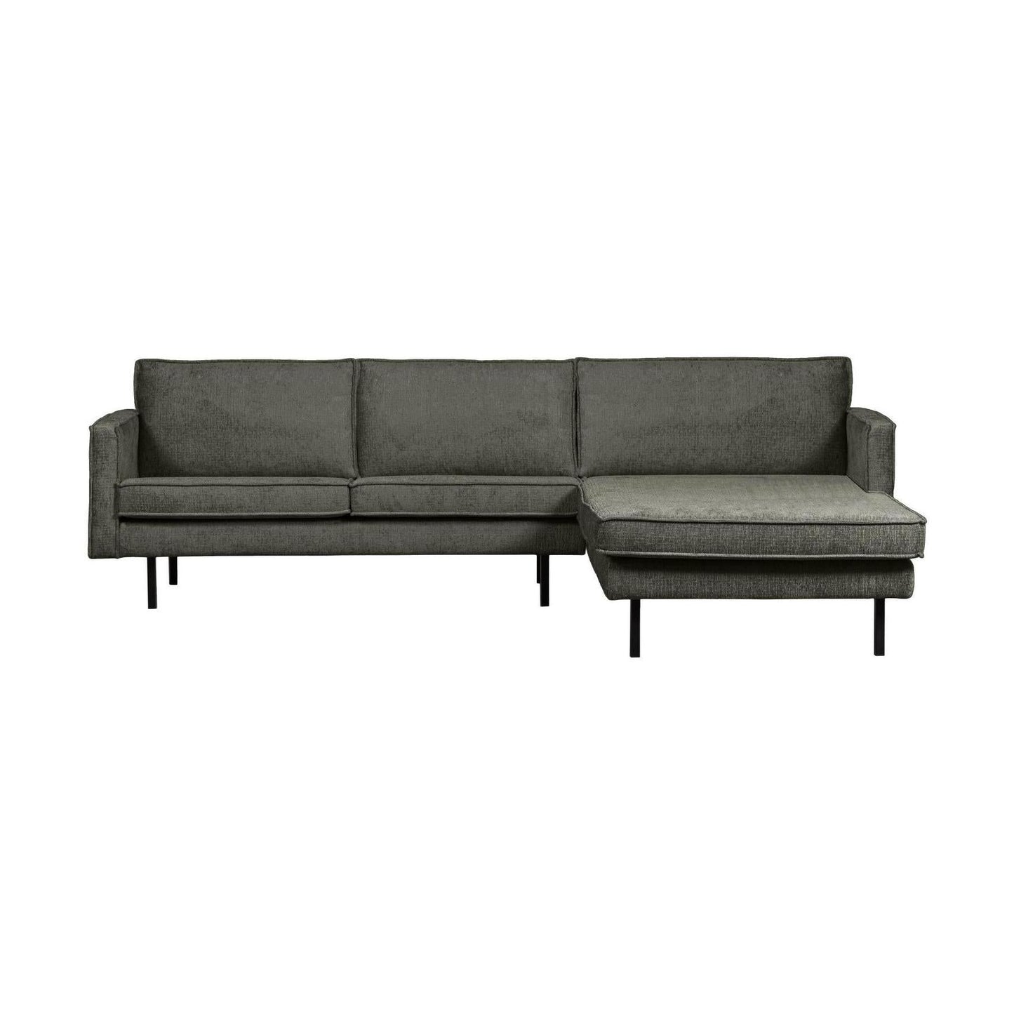 WOOOD Rodeo bank chaise longue rechts velvet Frost