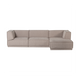 WOOOD Manu 3-zitsbank chaise longue rechts Naturel