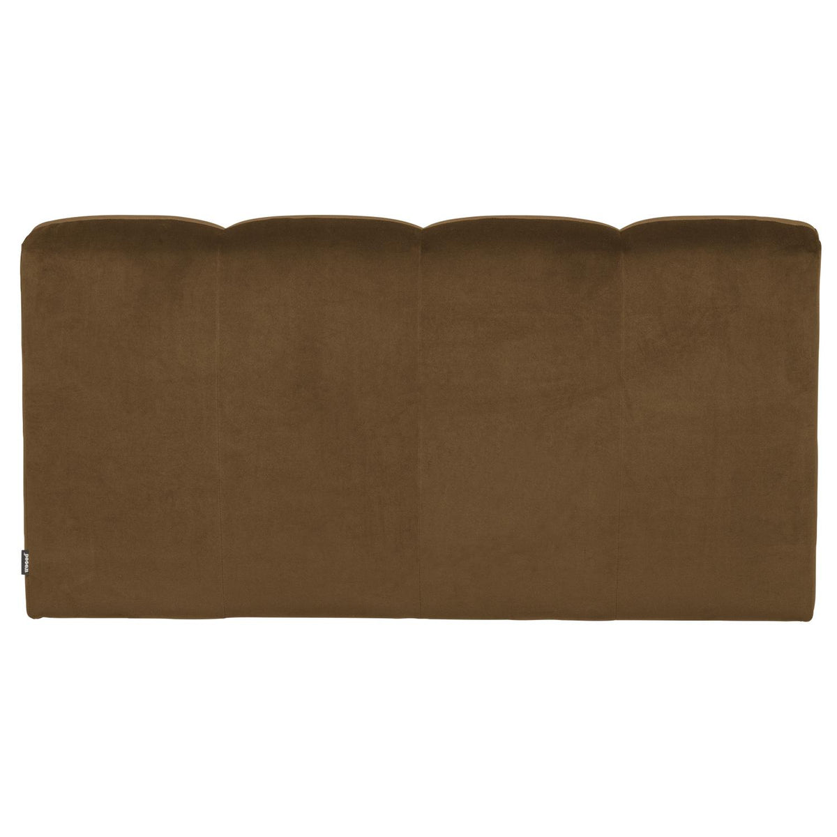 WOOOD Mojo eetbank 164 cm met rugleuning velvet Honinggeel