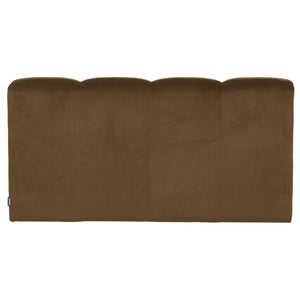 WOOOD Mojo eetbank 164 cm met rugleuning velvet Honinggeel